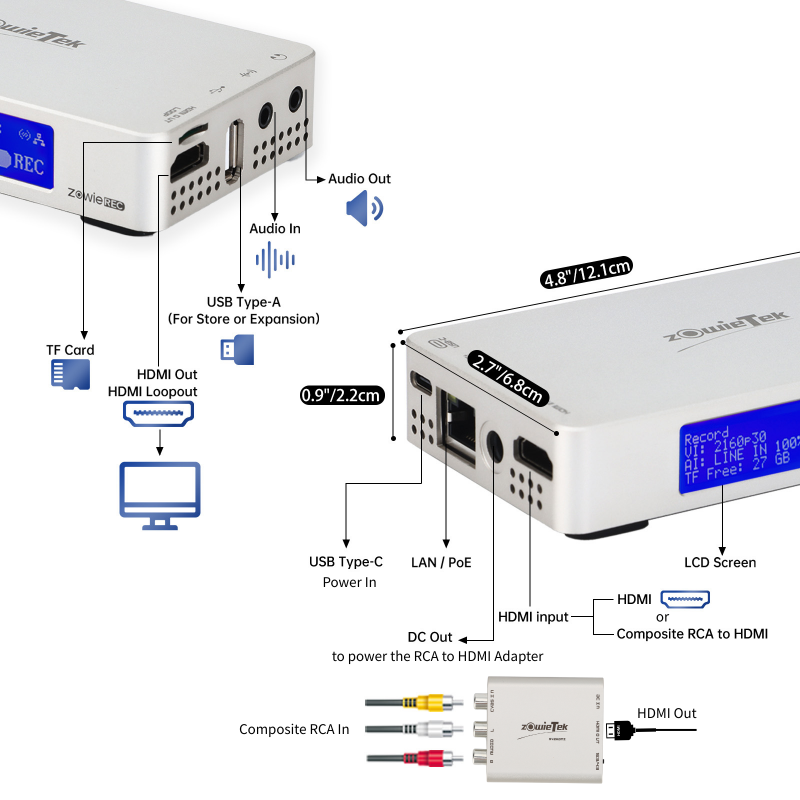 4K HDMI 视频录像机 - 图片 6